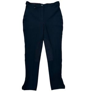 Cotton Naturals On Course Black Equestrian Breeches Jodhpur Riding Pants 34 Long